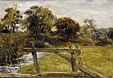 John Everett Millais Famous Paintings - View Near Hampstead